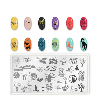 6Χ12 εκ. Snowflake Christmas Nail Art Stamping 1-τμχ Ανοξείδωτο ατσάλι Xmas Tranfer Nail Stamping For Polish Printing Template DJA-2