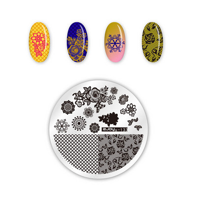 1 ΤΕΜ. Πλάκα στάμπας Nail Art Πιάτο σφράγισης Γαλλικές συμβουλές Γεωμετρία δέντρου πεταλούδας Ζώο DIY Πρότυπα για μανικιούρ νυχιών Στένσιλ ZS