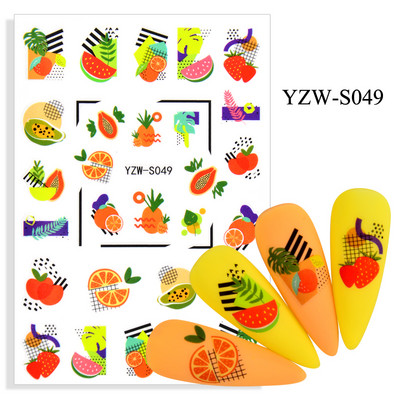 Μαύρες σέξι γυναικείες κάλτσες Μοτίβο χειρονομίας Αυτοκόλλητο νυχιών μεταφοράς νερού Χαρακτήρας Εικόνα υδατογράφημα τατουάζ Decal DIY Nail Art Slider