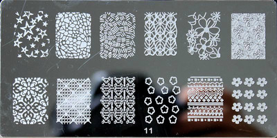 1 τεμ 6*12 εκατοστά Πλάκες εικόνων για στολίδια νυχιών Τριαντάφυλλο/Μαργαρίτα Σχέδιο λουλουδιών Πλάκες για σφράγιση νυχιών Πρότυπα για βερνίκια νυχιών Πλάκες 30 στυλ#