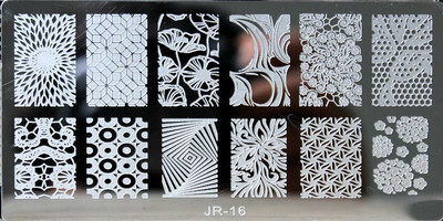 1 τεμ 6*12 εκατοστά Πλάκες εικόνων για στολίδια νυχιών Τριαντάφυλλο/Μαργαρίτα Σχέδιο λουλουδιών Πλάκες για σφράγιση νυχιών Πρότυπα για βερνίκια νυχιών Πλάκες 30 στυλ#