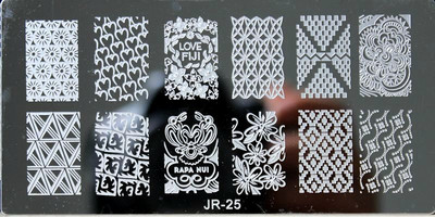 1 τεμ 6*12 εκατοστά Πλάκες εικόνων για στολίδια νυχιών Τριαντάφυλλο/Μαργαρίτα Σχέδιο λουλουδιών Πλάκες για σφράγιση νυχιών Πρότυπα για βερνίκια νυχιών Πλάκες 30 στυλ#