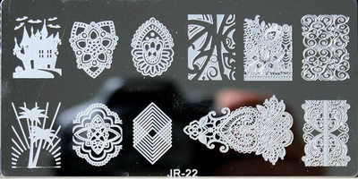 1 τεμ 6*12 εκατοστά Πλάκες εικόνων για στολίδια νυχιών Τριαντάφυλλο/Μαργαρίτα Σχέδιο λουλουδιών Πλάκες για σφράγιση νυχιών Πρότυπα για βερνίκια νυχιών Πλάκες 30 στυλ#