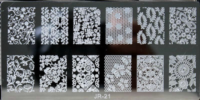 1 τεμ 6*12 εκατοστά Πλάκες εικόνων για στολίδια νυχιών Τριαντάφυλλο/Μαργαρίτα Σχέδιο λουλουδιών Πλάκες για σφράγιση νυχιών Πρότυπα για βερνίκια νυχιών Πλάκες 30 στυλ#