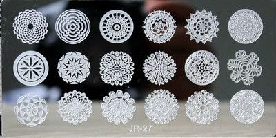 1 τεμ 6*12 εκατοστά Πλάκες εικόνων για στολίδια νυχιών Τριαντάφυλλο/Μαργαρίτα Σχέδιο λουλουδιών Πλάκες για σφράγιση νυχιών Πρότυπα για βερνίκια νυχιών Πλάκες 30 στυλ#