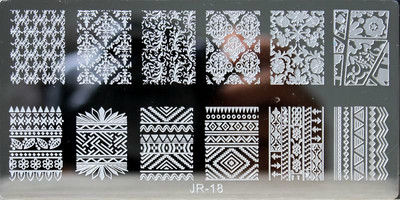 1 τεμ 6*12 εκατοστά Πλάκες εικόνων για στολίδια νυχιών Τριαντάφυλλο/Μαργαρίτα Σχέδιο λουλουδιών Πλάκες για σφράγιση νυχιών Πρότυπα για βερνίκια νυχιών Πλάκες 30 στυλ#