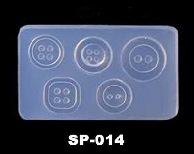 3D Carving Mold Silicone Nail Stamping με κουμπί αρώματος καλούπι κλειδιού κοσμήματος Μοτίβο UV Gel Nail art Αξεσουάρ Πρότυπο νυχιών 01-22