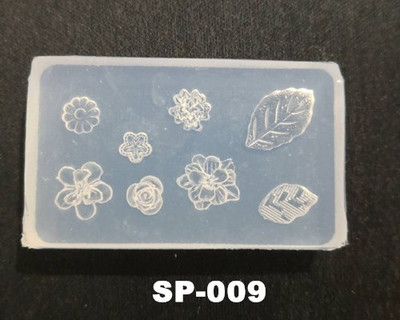 3D Carving Mold Silicone Nail Stamping με κουμπί αρώματος καλούπι κλειδιού κοσμήματος Μοτίβο UV Gel Nail art Αξεσουάρ Πρότυπο νυχιών 01-22