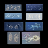 Πρότυπο καλουπιού νυχιών σιλικόνης σκάλισμα 3D Σχεδιασμός ψαριών νυχιών DIY UV Gel Ακρυλικό Κρύσταλλο