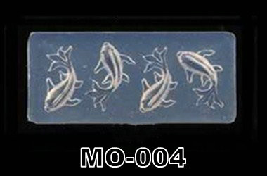 Πρότυπο καλουπιού νυχιών σιλικόνης σκάλισμα 3D Σχεδιασμός ψαριών νυχιών DIY UV Gel Ακρυλικό Κρύσταλλο