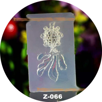 Πρότυπο καλουπιού νυχιών σιλικόνης σκάλισμα 3D Σχεδιασμός ψαριών νυχιών DIY UV Gel Ακρυλικό Κρύσταλλο