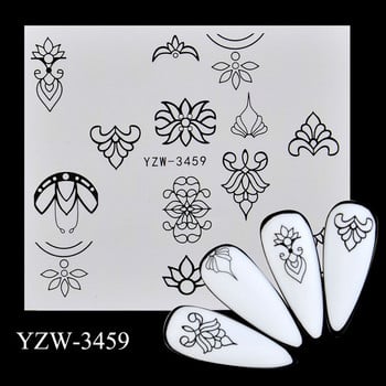 Σχέδιο νυχιών Nail Art Decal Αυτοκόλλητο DIY Αυτοκόλλητο νυχιών Αυτοκόλλητο υδατογράφημα νυχιών Αυτοκόλλητο νυχιών Decal Love Letter Dog Tiger Wolf Πρόσωπο ζώων