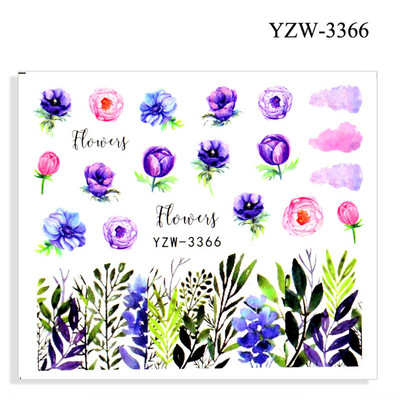 Nail Design Nail Art Matrica DIY matrica körömmatricák köröm vízjel matrica körömmatrica szerelmes levél kutya tigris farkas állatarc