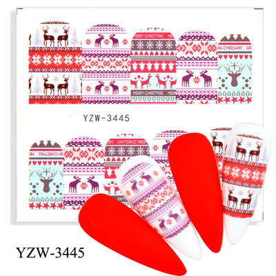 Nail Design Nail Art Matrica DIY matrica körömmatricák köröm vízjel matrica körömmatrica szerelmes levél kutya tigris farkas állatarc