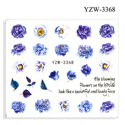 Nail Design Nail Art Matrica DIY matrica körömmatricák köröm vízjel matrica körömmatrica szerelmes levél kutya tigris farkas állatarc