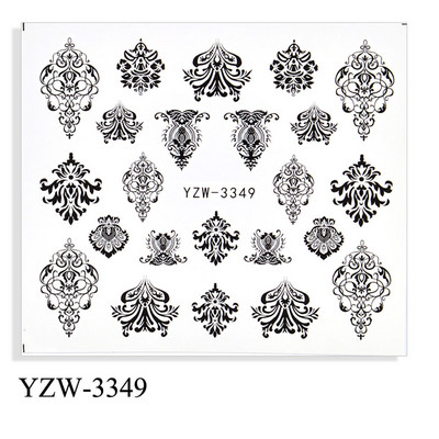 Nail Design Nail Art Matrica DIY matrica körömmatricák köröm vízjel matrica körömmatrica szerelmes levél kutya tigris farkas állatarc