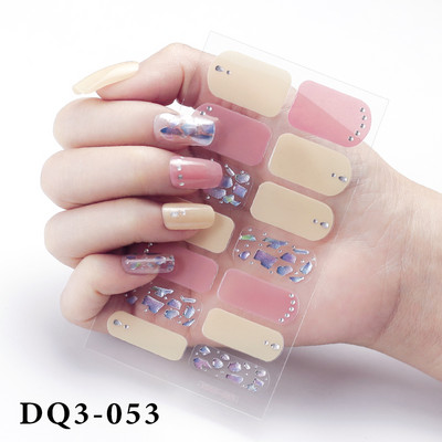 14db /lapos körömmatricák luxus dizájn körömlakk matricák gyári ár teljes fedésű körömbűvek manikűrhöz női szépségápoláshoz