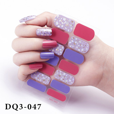 14db /lapos körömmatricák luxus dizájn körömlakk matricák gyári ár teljes fedésű körömbűvek manikűrhöz női szépségápoláshoz