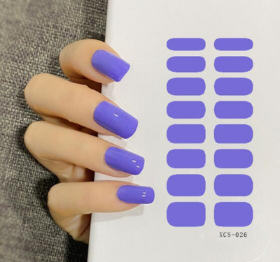 Körömdíszítő matricák Teljes borítós matricák manikűrhöz Öntapadós matricák női lányoknak Tiszta színű körömmatrica csepp szállítás