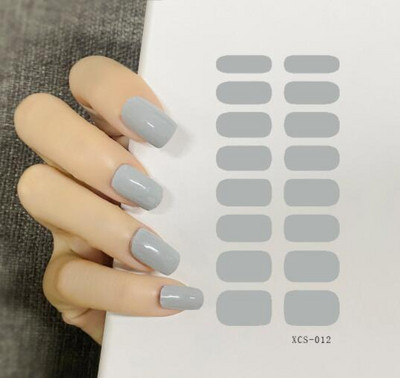 Körömdíszítő matricák Teljes borítós matricák manikűrhöz Öntapadós matricák női lányoknak Tiszta színű körömmatrica csepp szállítás