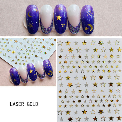 1 lapos 3D akril gravírozott köröm matrica pulóver gyapjú aranyos fehér hópehely pillangó szárny színes dombormű köröm vízcsúszda matrica