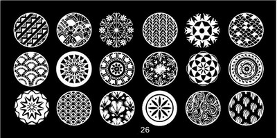 1 db ÚJ körömbélyegző lemezek rozsdamentes acél képbélyegző JR (1-30) Nail Art manikűr sablon körömbélyegző lemezek 30 stílus