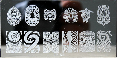 1 db ÚJ körömbélyegző lemezek rozsdamentes acél képbélyegző JR (1-30) Nail Art manikűr sablon körömbélyegző lemezek 30 stílus