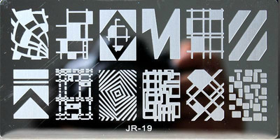 1 db ÚJ körömbélyegző lemezek rozsdamentes acél képbélyegző JR (1-30) Nail Art manikűr sablon körömbélyegző lemezek 30 stílus