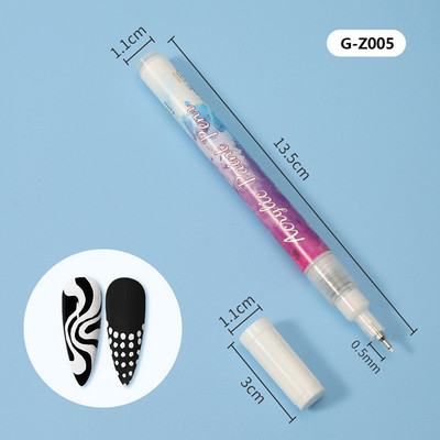 1kom Olovka za crtanje grafita za nokte UV gel lak za slikanje DIY alati za crtanje noktiju