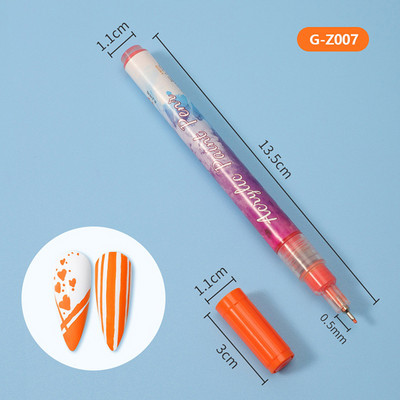 1kom Olovka za crtanje grafita za nokte UV gel lak za slikanje DIY alati za crtanje noktiju