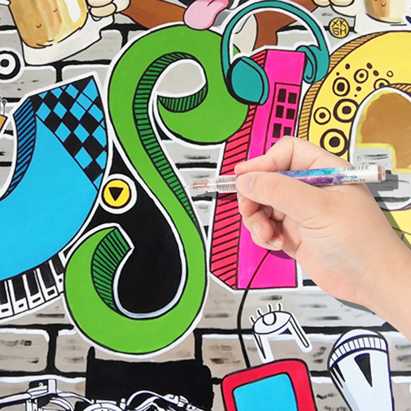 1kom Olovka za crtanje grafita za nokte UV gel lak za slikanje DIY alati za crtanje noktiju