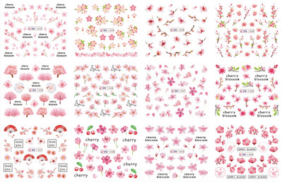 12db Neon Graffiti Szivárvány Design matricák Körömhöz Halloween Csontváz Vérző Szellemedény csúszkák Dekor Kiegészítő LEJF37-48