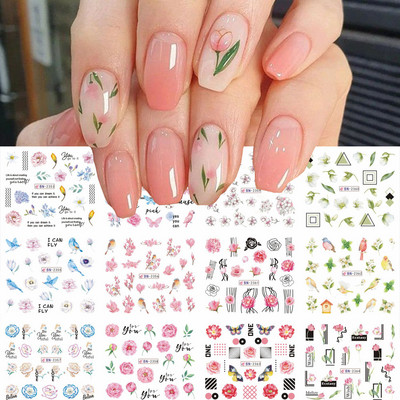 12db Neon Graffiti Szivárvány Design matricák Körömhöz Halloween Csontváz Vérző Szellemedény csúszkák Dekor Kiegészítő LEJF37-48