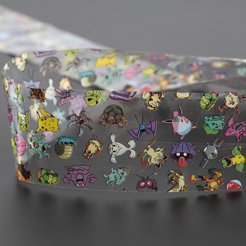 4cm*100cm rajzfilm körömfólia aranyos dizájn Manikűr Nail Art transzfer matrica dekorációk