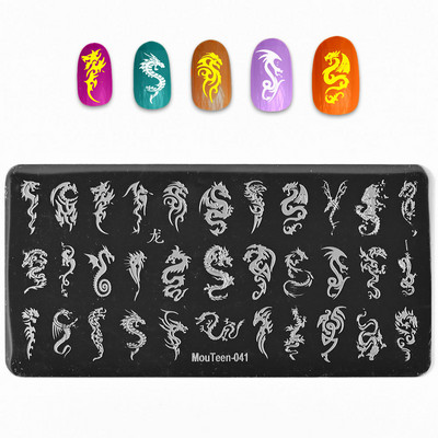 6*12 cm-es körömdíszítő bélyegzőlapok levél virág Szexi lány körömdíszítő sablon geometria csipke körömlakk nyomat zselés bélyegző kaparó