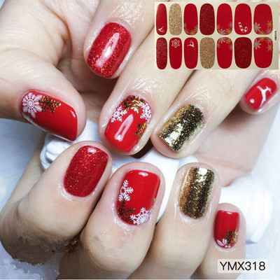 Pure Color DIY körömpakolások teljes fedő szivárvány pöttyös csíkos körmök matrica művészeti dekoráció manikűr ragasztó Valentin ajándék