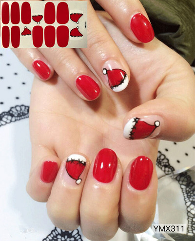 Pure Color DIY körömpakolások teljes fedő szivárvány pöttyös csíkos körmök matrica művészeti dekoráció manikűr ragasztó Valentin ajándék