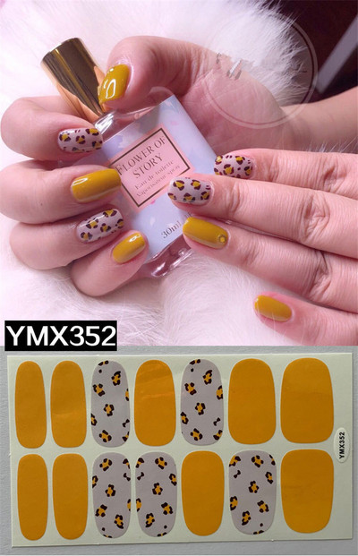 Pure Color DIY körömpakolások teljes fedő szivárvány pöttyös csíkos körmök matrica művészeti dekoráció manikűr ragasztó Valentin ajándék