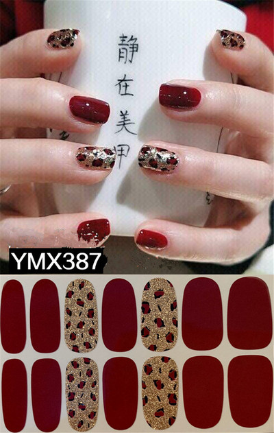 Pure Color DIY körömpakolások teljes fedő szivárvány pöttyös csíkos körmök matrica művészeti dekoráció manikűr ragasztó Valentin ajándék