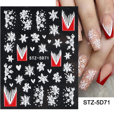 5D Halloween Nail Art Matricák Pókháló Horror Szemek Arc Sütőtök Körömmatricák Domborított minták Csúszkák Fóliák Manikűr TRSTZ-5D