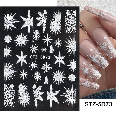 5D Halloween Nail Art Matricák Pókháló Horror Szemek Arc Sütőtök Körömmatricák Domborított minták Csúszkák Fóliák Manikűr TRSTZ-5D