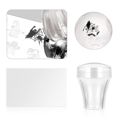 ROSALIND körömbélyegző lemezek körömlakk bélyegzéséhez Wacky Pattern Nail Art lemez stencilvonalas körömtervező bélyegzőeszközök