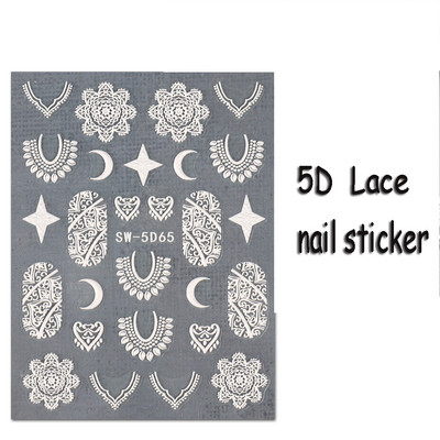 Akril gravírozott köröm matrica tavaszi virágok fekete betű Desgin öntapadó köröm transzfer csúszkák Pakolások manikűr fóliák Z0654