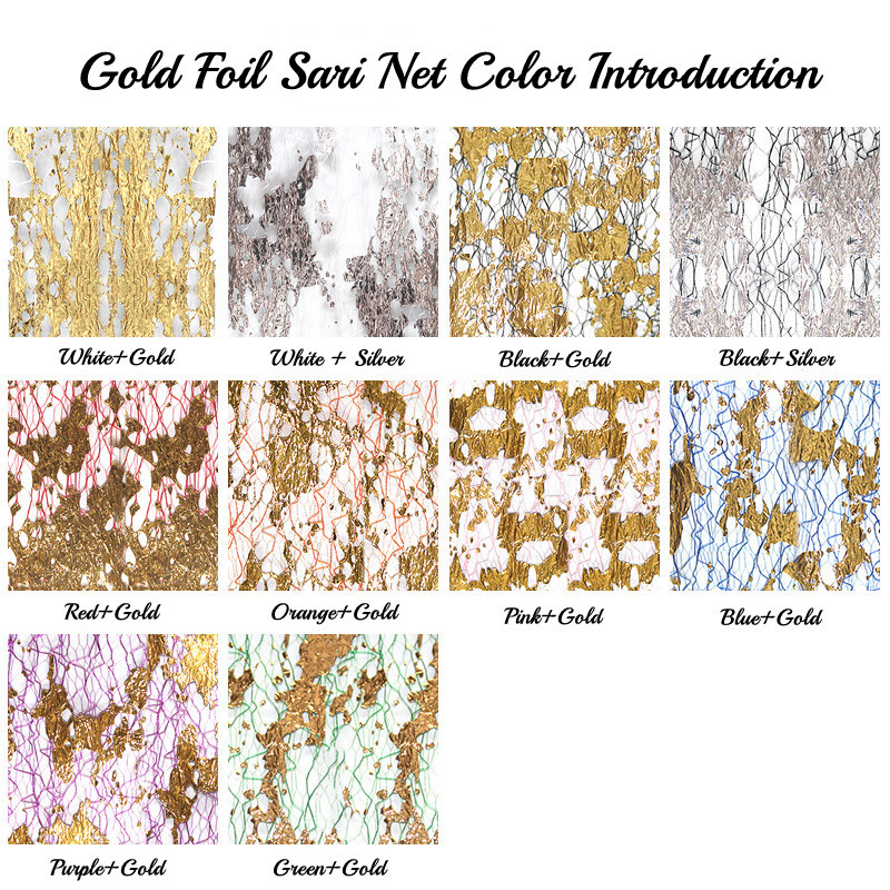 1 db 3D hálós körömmatrica arany, ezüst, háló, drót, selyemfólia körömfólia matrica, arany és ezüst fólia körömdíszítés barkácsolás