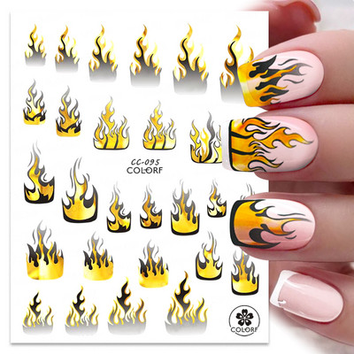 Harunouta márvány 3D köröm matricák arany fehér füst betűk design öntapadó nyomd a körmöket manikűr geometriai vonalak csúszka