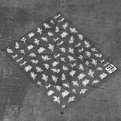 Virágok Hímzés Tervezés 5D Puha Mikrofaragott Öntapadó Körömdísz matricák 3D Manikűr Matricák Nagyker