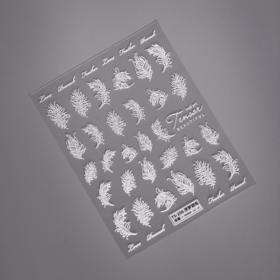 Virágok Hímzés Tervezés 5D Puha Mikrofaragott Öntapadó Körömdísz matricák 3D Manikűr Matricák Nagyker