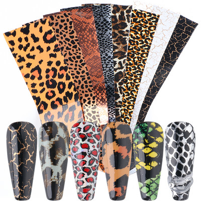 10 komada mat metalne folije za nokte kromirane naljepnice s efektom zrcala za nokte zlatno srebrna aluminijska papirna folija DIY manikura GLJSH-A