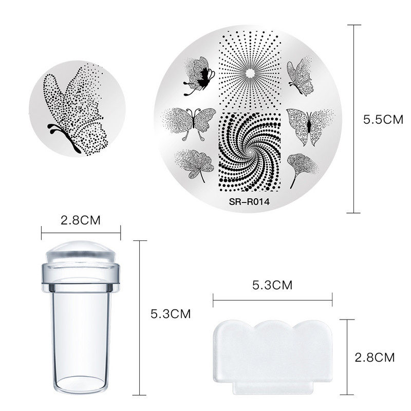 MEET ACROSS Csipke Virág Köröm Bélyegző Lemezek Növények Levelek Virágok Francia körömdíszlemez Stencil Rozsdamentes Acél Design