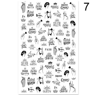 Szerelem Szív Körömmatricák 3D Irizáló Csillag Szívmatrica Matricák Körömdíszítés Csúsztatók Valentin köröm Manikűr Eszközök